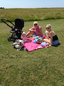 Amelia enjoying a picnic